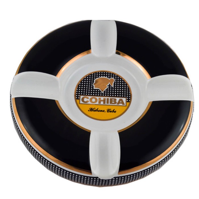 0040 Ceramic Cigar Ashtray with Cohiba logo