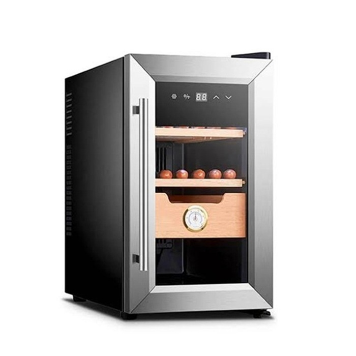 Humidor Thermoelectric Cabinet Cooler 250C With Analog Hygrometer